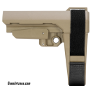 **SB Tactical SBA3 pistol stabilizing arm brace FDE W/Buffer Tube**